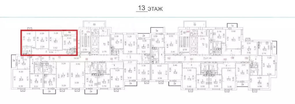 Аукцион: 3-к. квартира, 71,5 м, 13/18 эт. - Фото 0