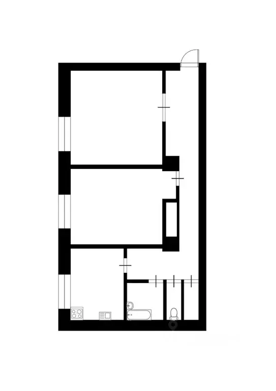 2-к кв. Москва Можайское ш., 3/1 (60.0 м) - Фото 2