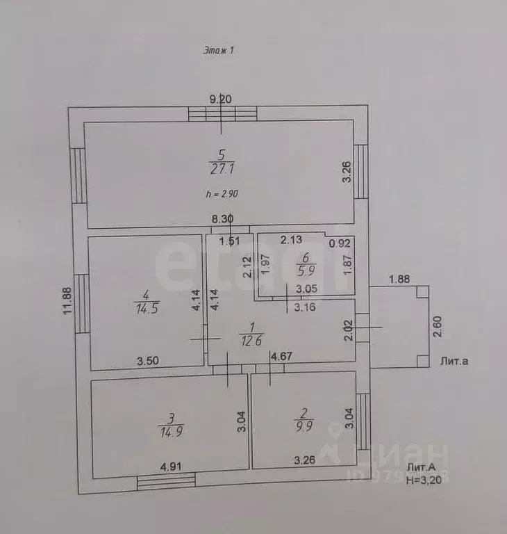 Дом в Татарстан, Лаишевский район, Столбищенское с/пос, с. Столбище ... - Фото 2