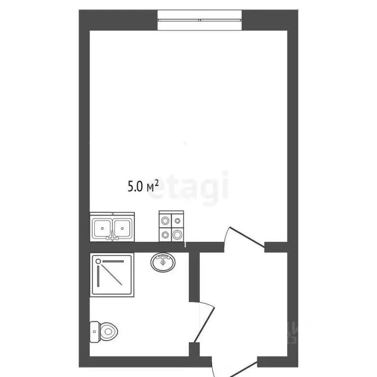 1-к кв. Кемеровская область, Кемерово ул. Леонова, 26 (16.5 м) - Фото 1
