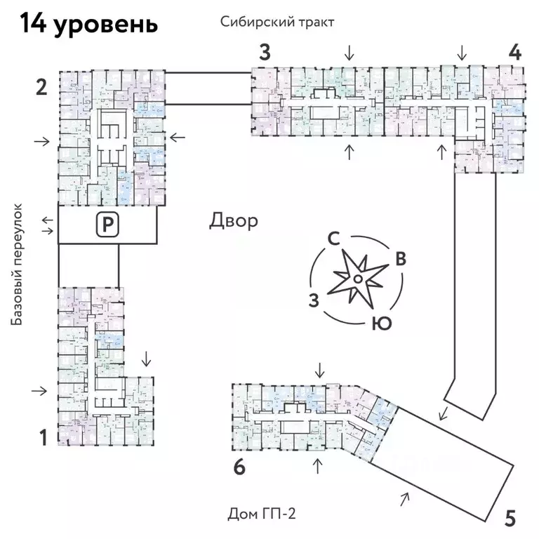 3-к кв. Свердловская область, Екатеринбург Сибирский мкр, Жилой ... - Фото 2