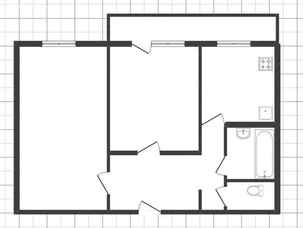 2-комнатная квартира: Липецк, Студёновская улица, 15 (45.3 м) - Фото 1