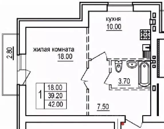 1-к кв. Саратовская область, Саратов пос. Мирный, На Благодатной жилой ... - Фото 0