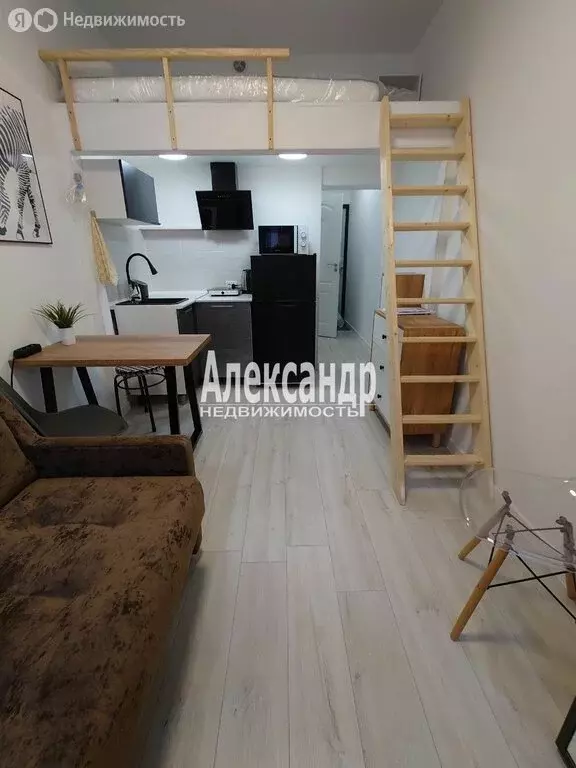 Квартира-студия: Санкт-Петербург, Гороховая улица, 32 (27 м) - Фото 1
