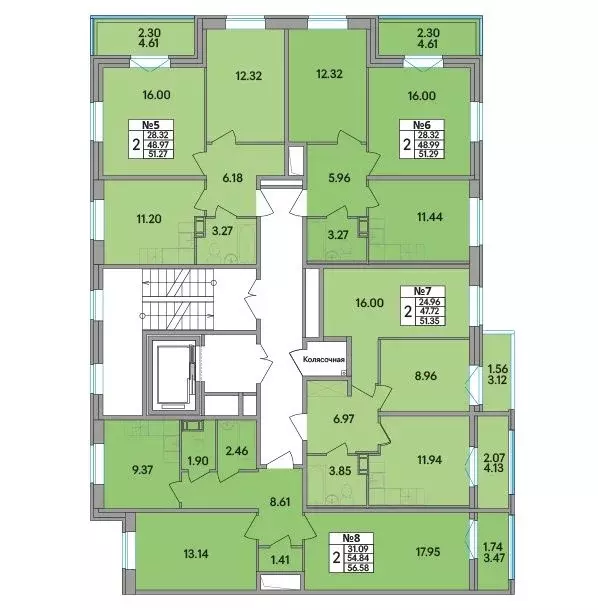 2-к кв. Ленинградская область, Всеволожский район, Агалатовское с/пос, ... - Фото 2