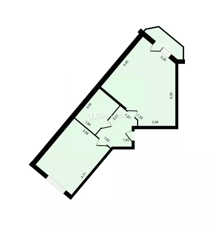 2-к кв. Липецкая область, Липецк Минская ул., 4Бк1 (59.7 м) - Фото 1