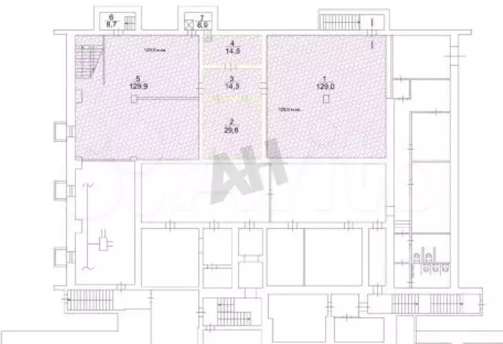 Аренда офиса 332 м2 м. Автозаводская в юао в - Фото 1