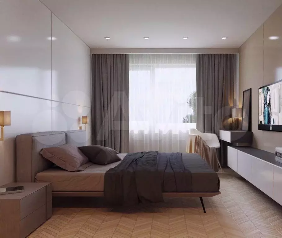 1-к. квартира, 45,5 м, 1/5 эт. - Фото 1