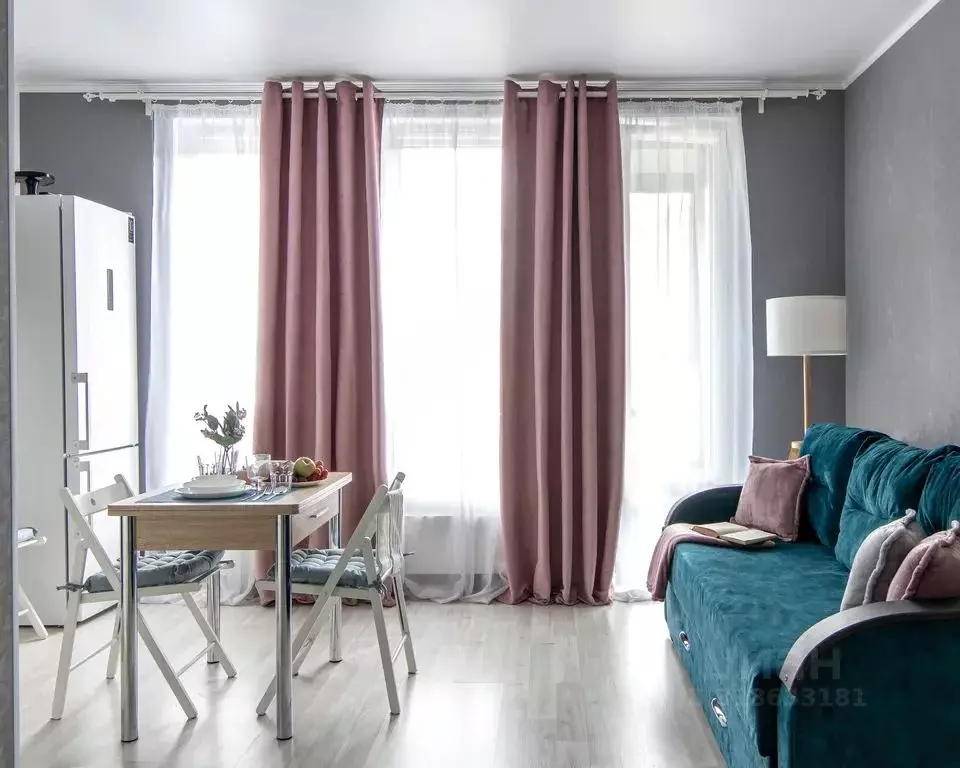 Студия Санкт-Петербург Комендантский просп., 58к1 (27.0 м) - Фото 1