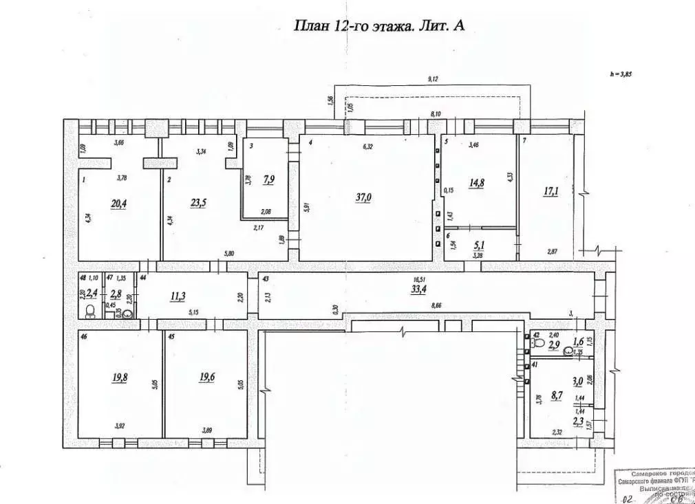 3-к кв. Самарская область, Самара Красноармейская ул., 70 (233.0 м) - Фото 1