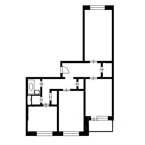 3-к кв. Санкт-Петербург Долгоозерная ул., 6К1 (71.8 м) - Фото 2