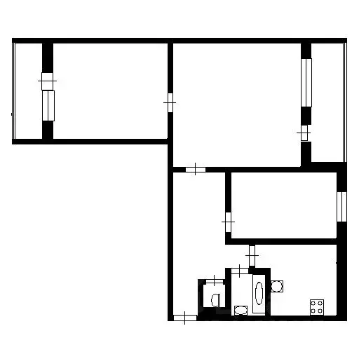 3-к кв. Санкт-Петербург ул. Асафьева, 2К1 (58.5 м) - Фото 1