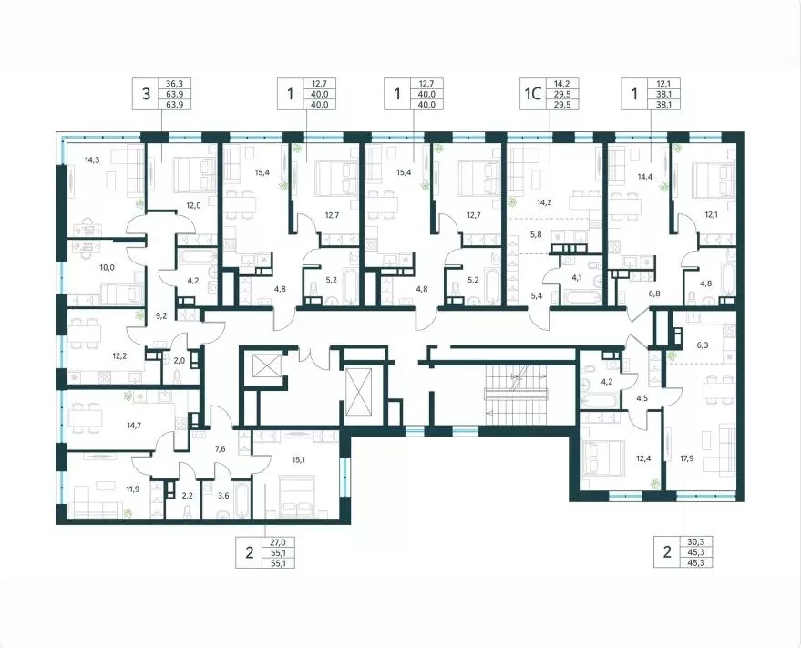 1-к кв. Забайкальский край, Чита Хороший мкр,  (38.1 м) - Фото 2