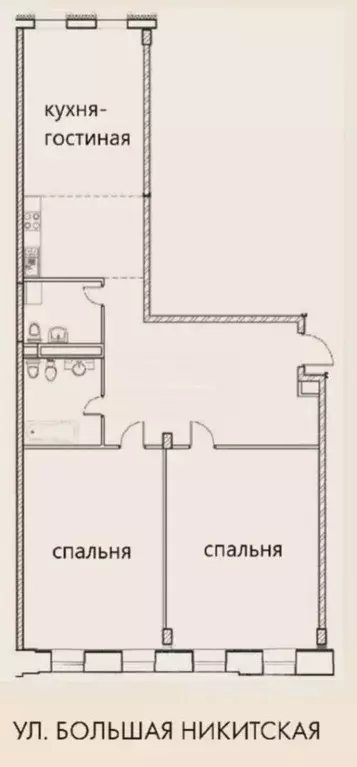 3-к кв. Москва Большая Никитская ул., 17С1 (144.8 м) - Фото 2