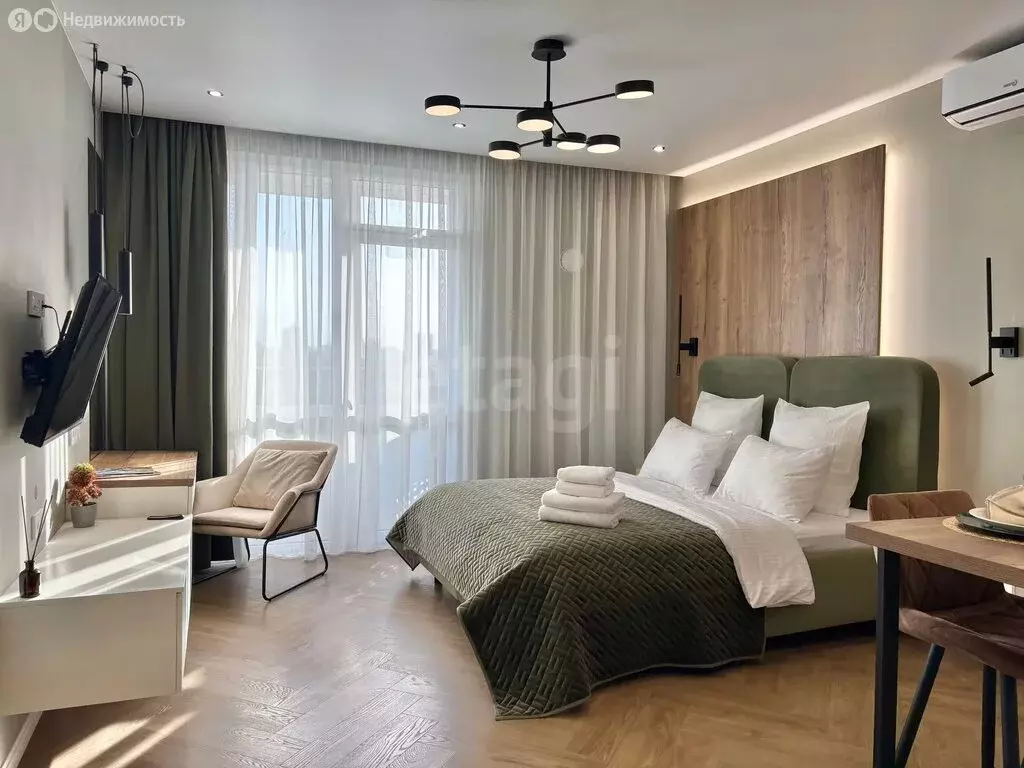 Квартира-студия: Тюмень, 2-я Луговая улица, 24к3 (29.5 м) - Фото 1