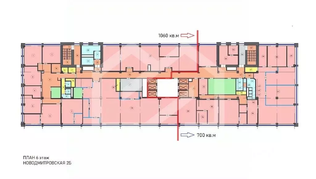 Помещение свободного назначения в Москва Новодмитровская ул., 2Б (1761 ... - Фото 2