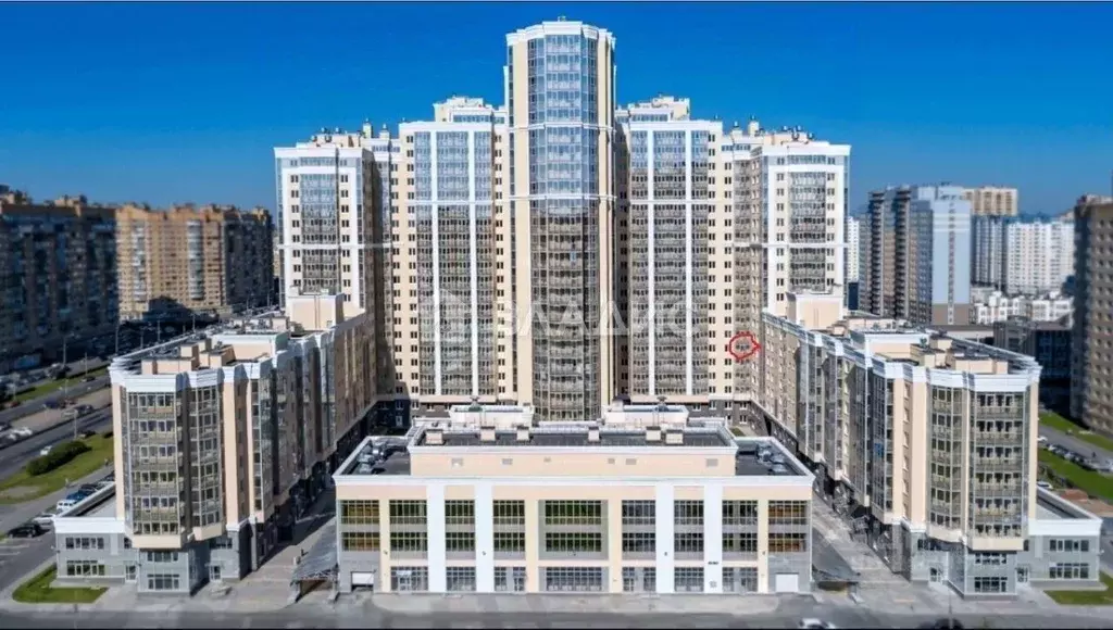 Студия Санкт-Петербург ул. Оптиков, 37 (28.6 м) - Фото 0
