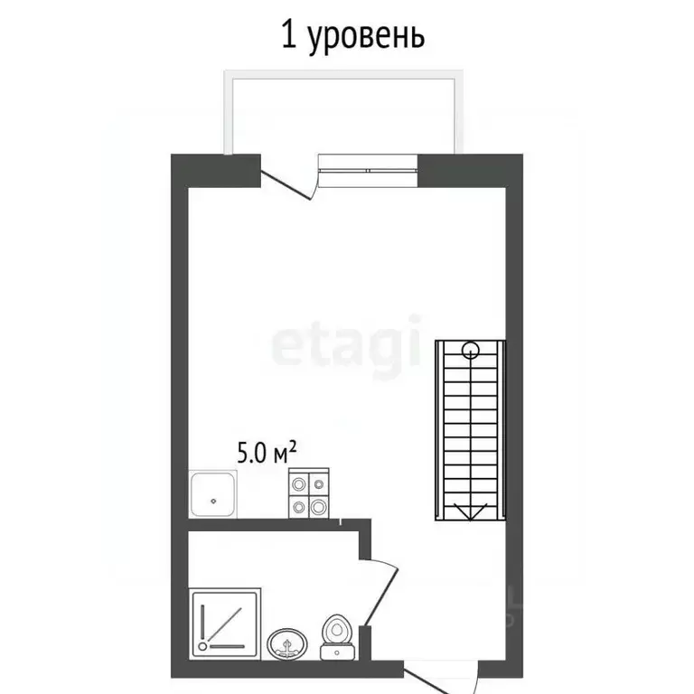 1-к кв. Москва Ткацкая ул., 46 (21.0 м) - Фото 2