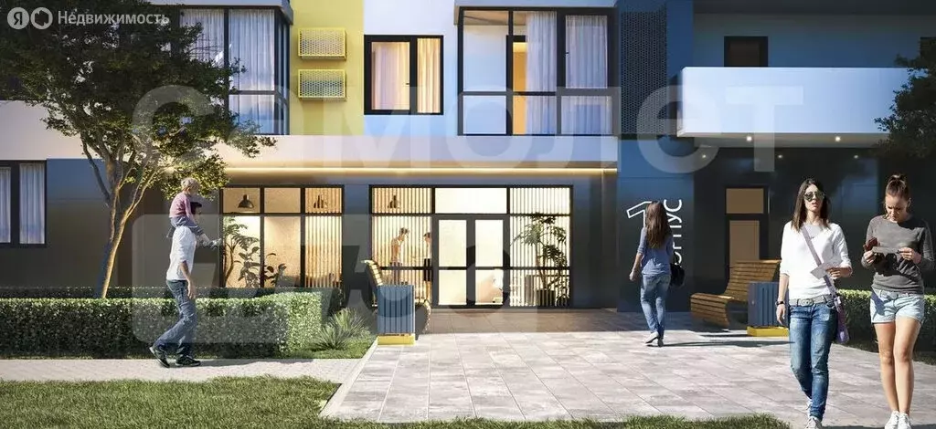 Квартира-студия: Молодёжное, Парковая улица, 2 (35.2 м) - Фото 2