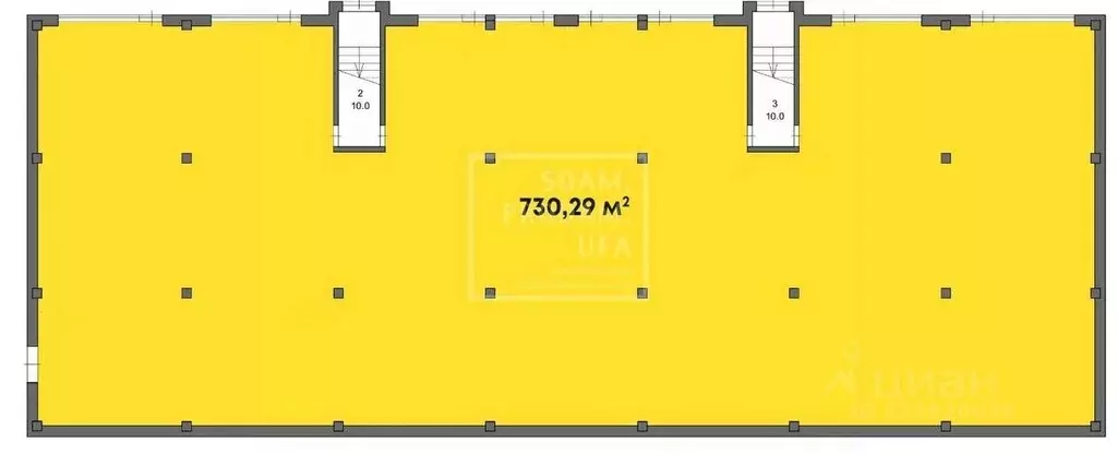 Торговая площадь в Башкортостан, Уфа городской округ, с. Нагаево ул. ... - Фото 2