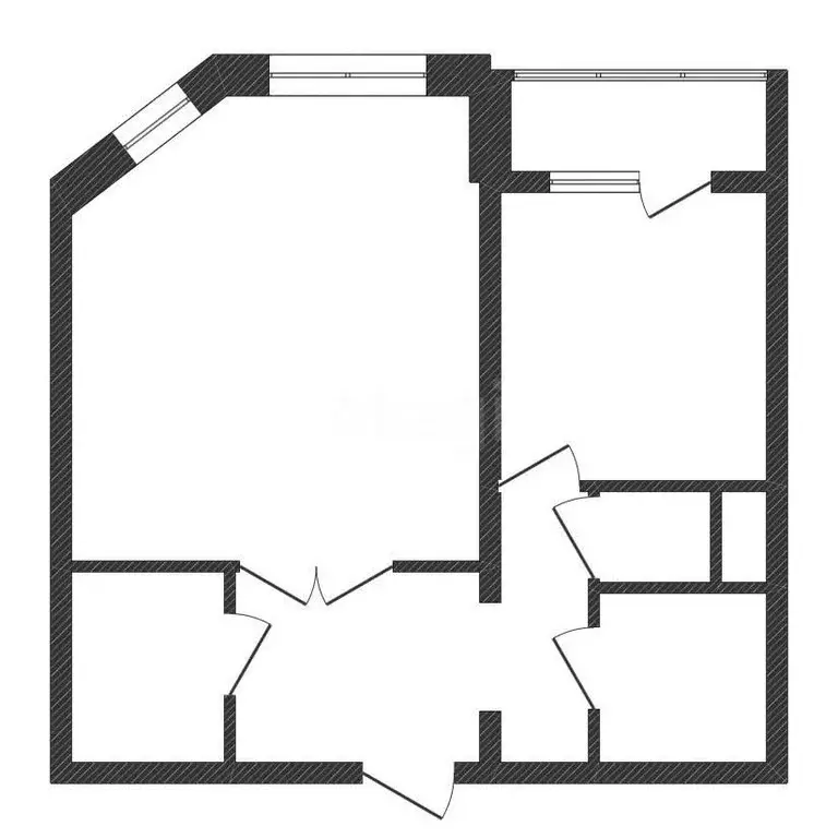 1-комнатная квартира: Обнинск, улица Поленова, 2 (42.3 м) - Фото 1
