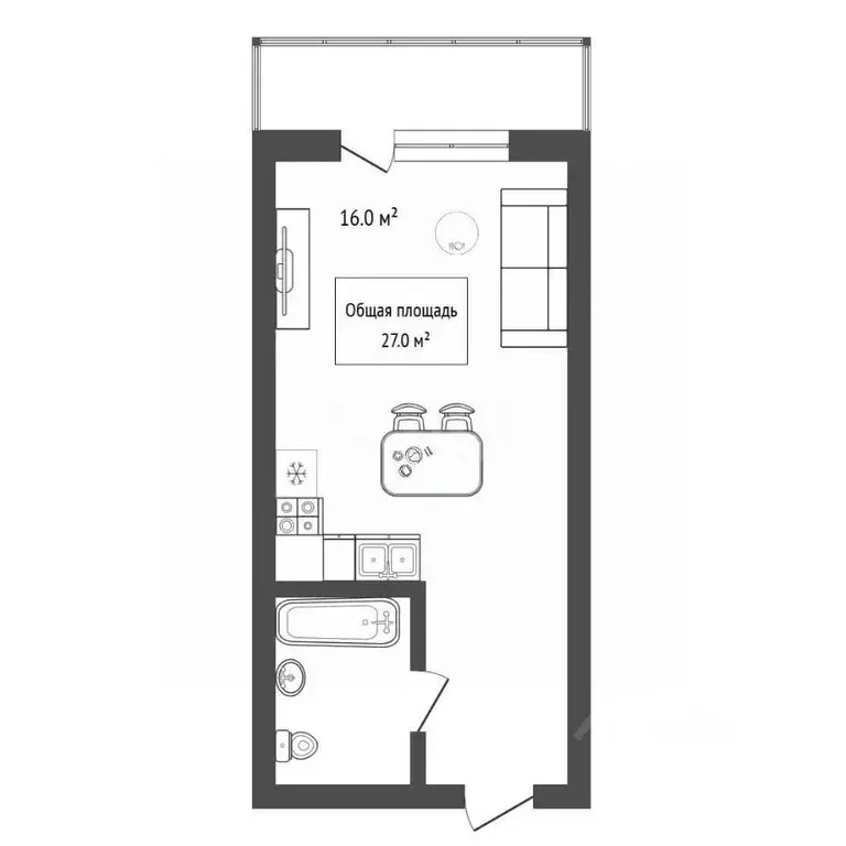 Студия Новосибирская область, Новосибирск ул. Владимира Заровного, 34 ... - Фото 2