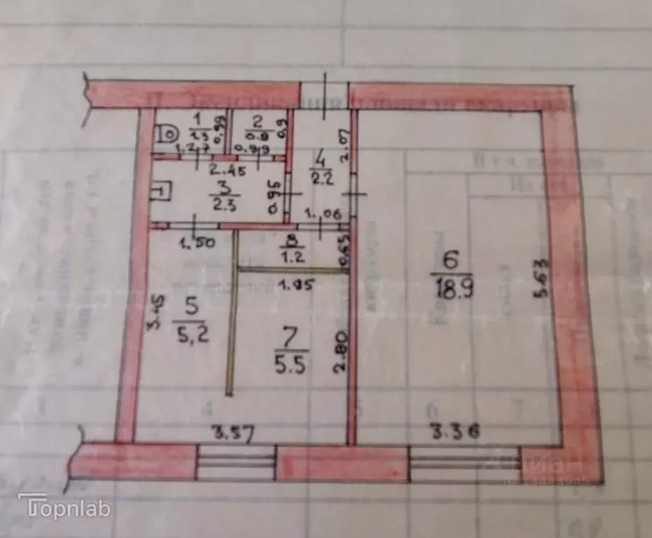 2-к кв. Тамбовская область, Тамбов городской округ, пос. Строитель, ... - Фото 2
