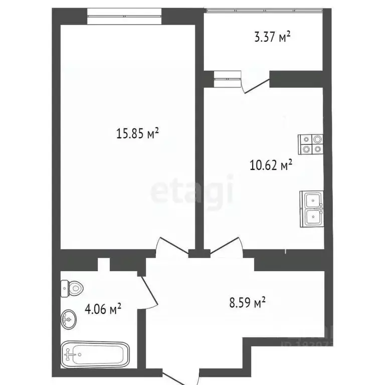 1-к кв. Краснодарский край, Новороссийск ул. Котанова, 7к1 (38.9 м) - Фото 2