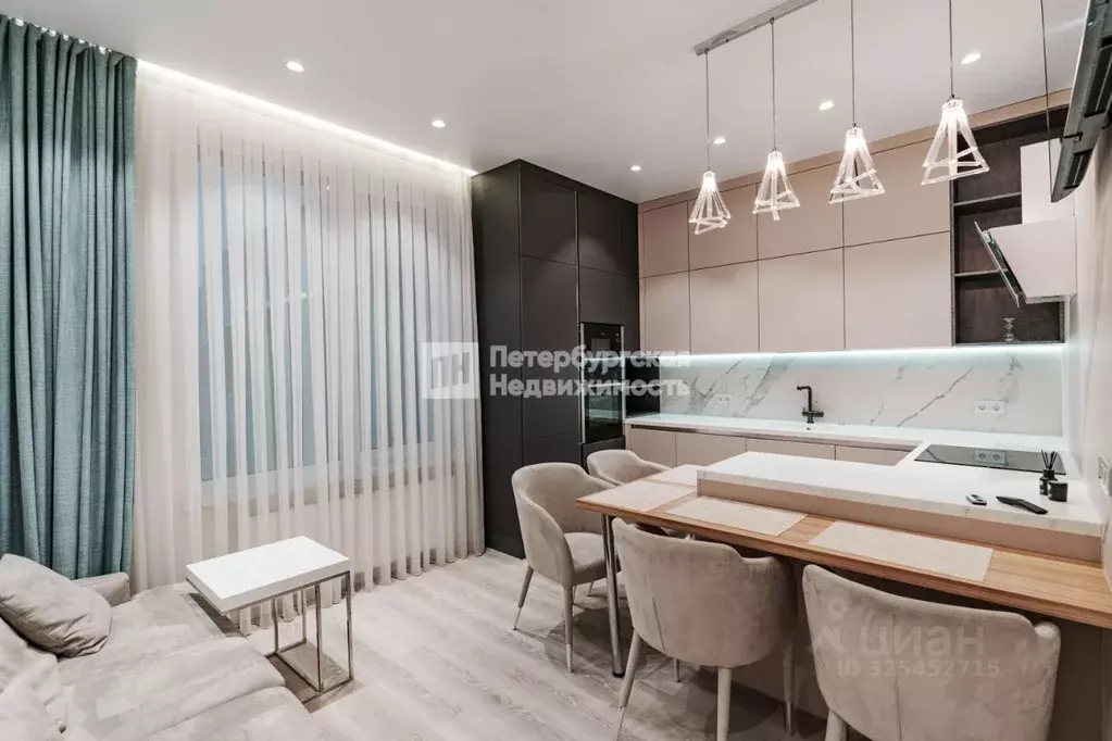 2-к кв. Санкт-Петербург Уральская ул., 21 (53.8 м) - Фото 0