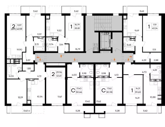 1-к кв. Крым, Симферопольский район, Гвардейское пгт, Республика жилой ... - Фото 2