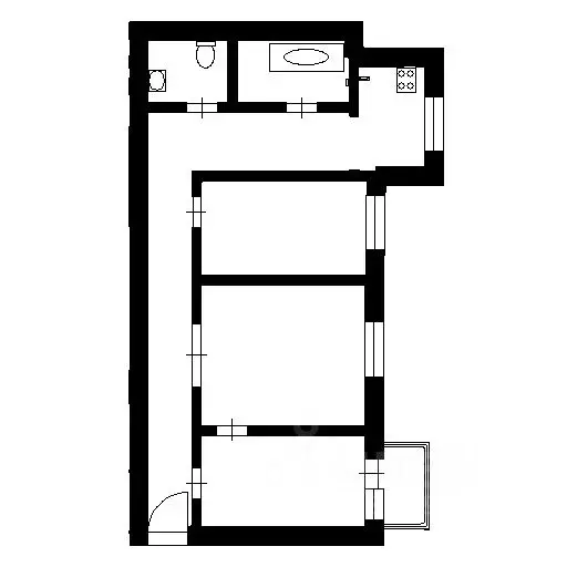 3-к кв. Воронежская область, Воронеж ул. Куцыгина, 29А (72.8 м) - Фото 2