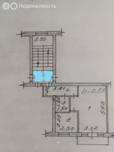 1-комнатная квартира: Абакан, улица Чертыгашева, 85 (32.1 м) - Фото 2
