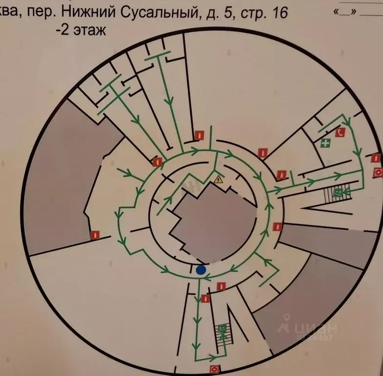 Помещение свободного назначения в Москва пер. Нижний Сусальный, 5с16 ... - Фото 1