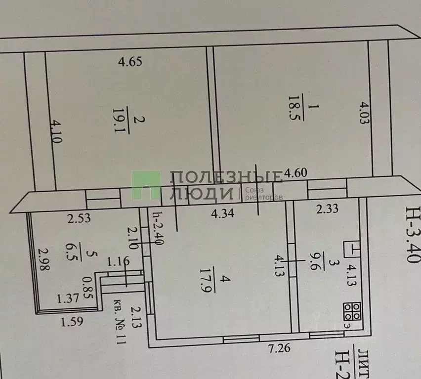 3-к кв. Краснодарский край, Новороссийск ул. Уютная Колонка, 147 (71.6 ... - Фото 1