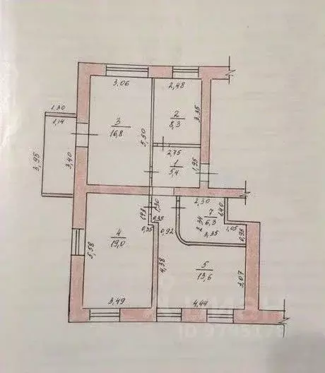 3-к кв. Татарстан, Казань ул. Хасана Туфана, 26А (72.2 м) - Фото 1