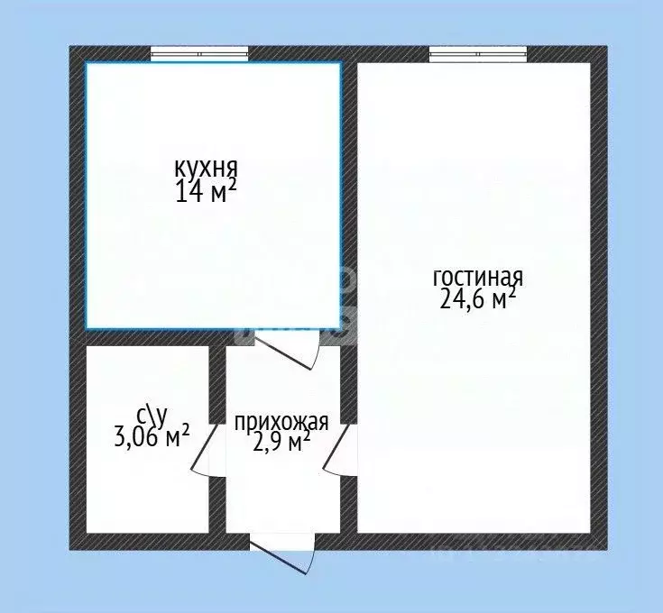 1-к кв. Дагестан, Махачкала ул. Техническая, 6/2 (45.0 м) - Фото 2