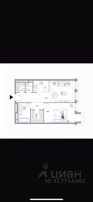 2-к кв. Москва ул. Костикова, 4к1 (65.9 м) - Фото 1