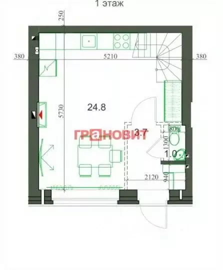 2-к кв. Новосибирская область, Новосибирский район, Мичуринский ... - Фото 1