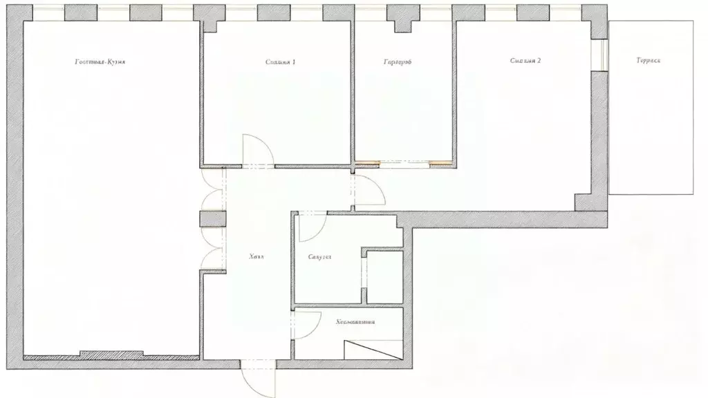 3-к кв. Москва Газетный пер., 13с2 (139.0 м) - Фото 2