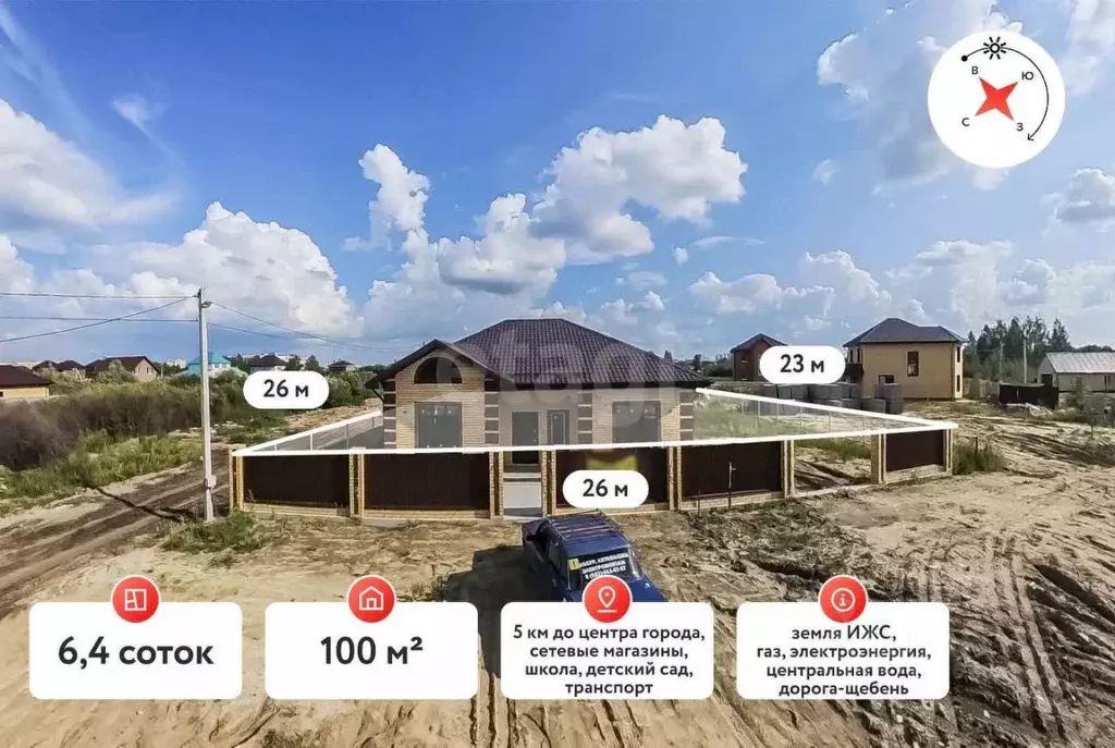 Дом в Тюменская область, Тюмень Самотлорская ул. (102 м) - Фото 1