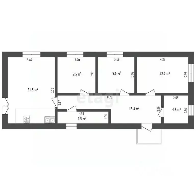 Дом в Тюменская область, Тюмень Луч СНТ, ул. Солнечная (85 м) - Фото 2