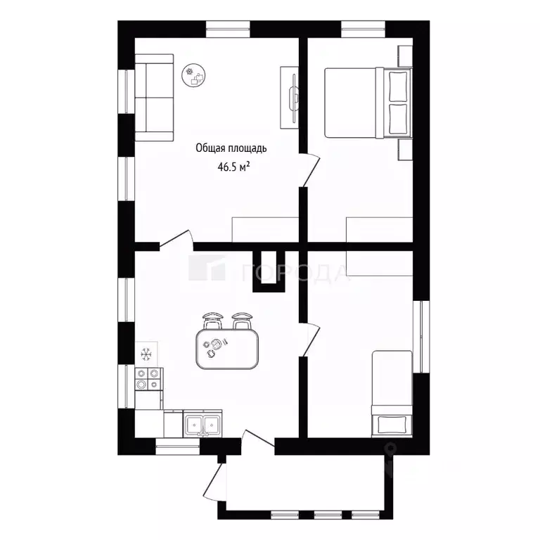 Дом в Новосибирская область, Барабинск ул. Матросова, 35 (47 м) - Фото 1
