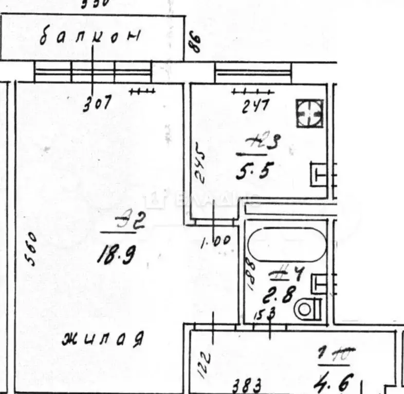 1-к кв. Калининградская область, Пионерский Флотская ул., 6 (31.8 м) - Фото 2