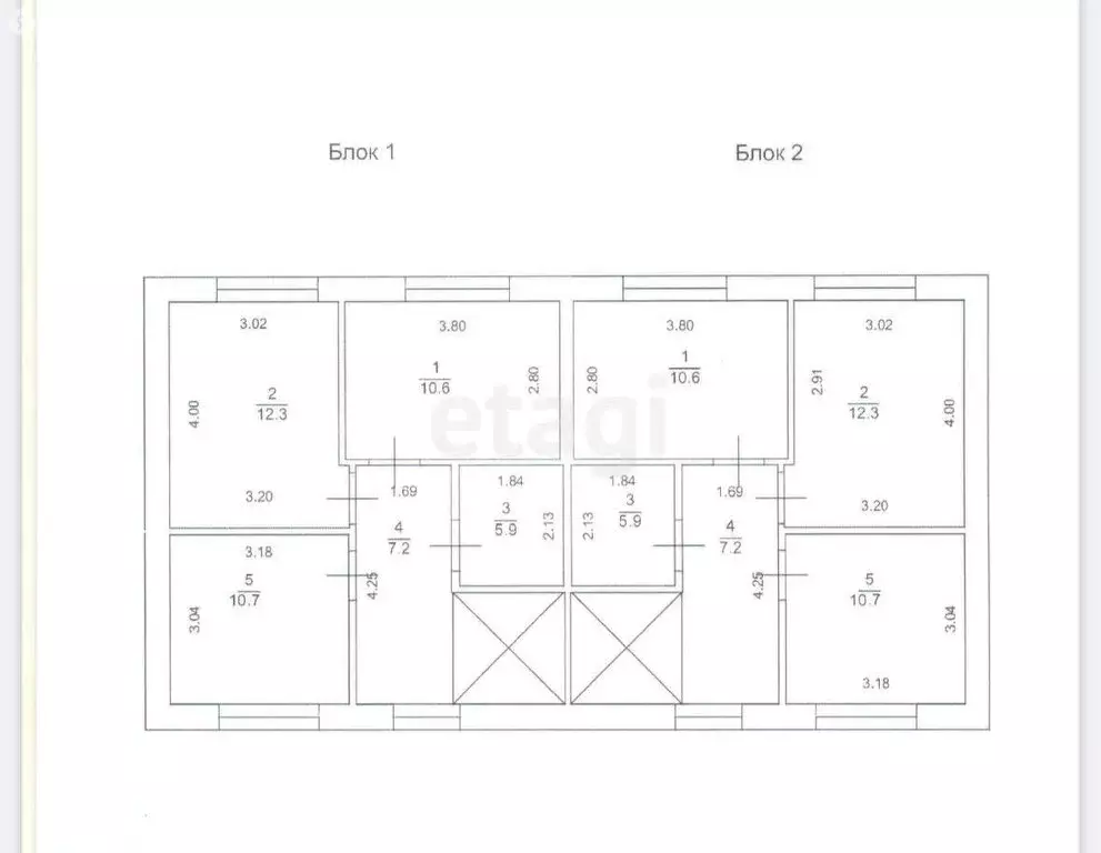 Дом в Малые Кабаны, улица Габдуллы Тукая (95.8 м) - Фото 1