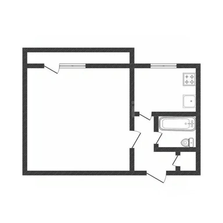 1-к кв. Алтайский край, Бийск Ударная ул., 88/3 (38.2 м) - Фото 1