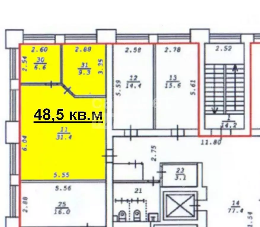 Офис в Новосибирская область, Новосибирск Фабричная ул., 55 (49 м) - Фото 1