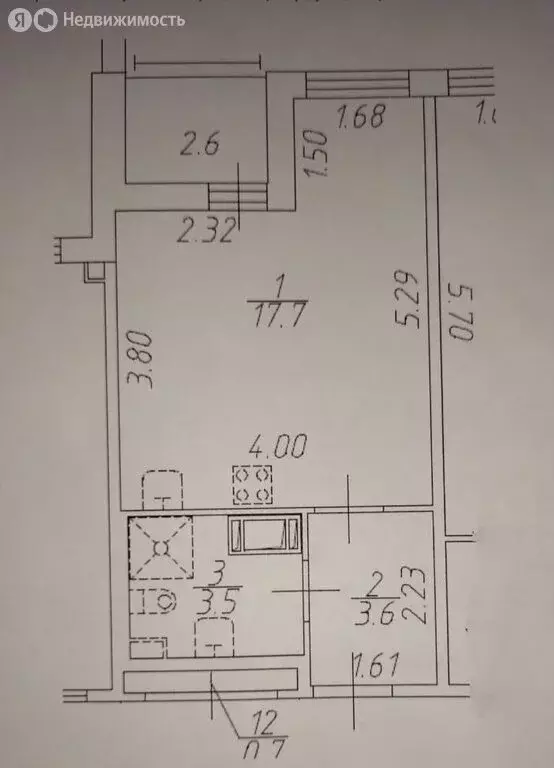 Квартира-студия: Санкт-Петербург, проспект Будённого, 23к1 (24.8 м) - Фото 1