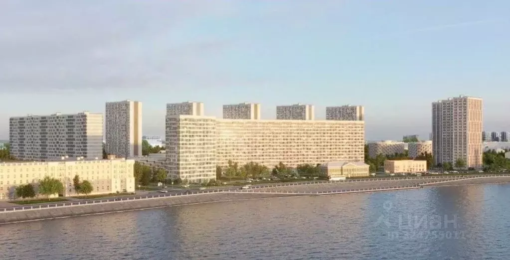 Помещение свободного назначения в Санкт-Петербург Октябрьская наб., ... - Фото 1