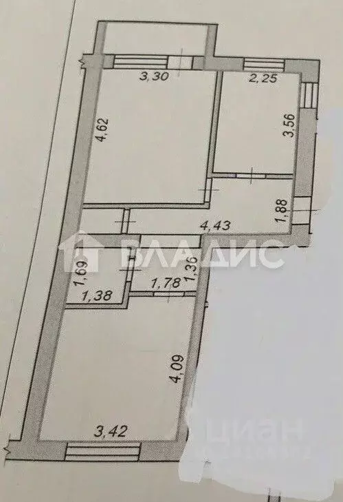 2-к кв. Белгородская область, Белгородский район, Бессоновское с/пос, ... - Фото 2