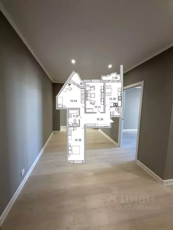 3-к кв. Санкт-Петербург просп. Просвещения, 43 (99.0 м) - Фото 1